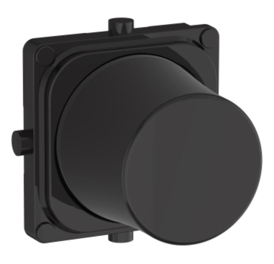 Clipsal Iconic Pro Rotary Dimmer Knob Black P40EDIMKB-BK