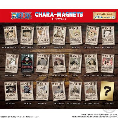 Chara-Magnet: One Piece - Series 1 (Display)
