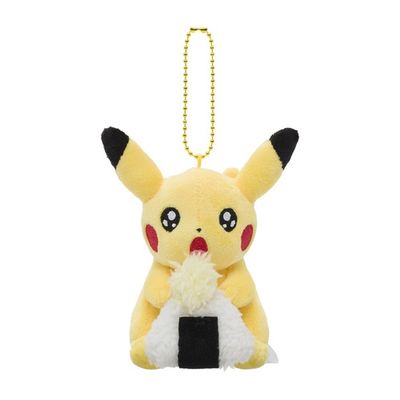 Pokémon: Plush Keychain - Nagoya Tenmusu (Tempura Musubi) Pikachu