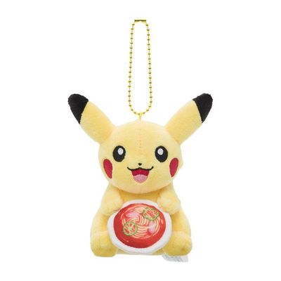 Pokémon: Plush Keychain - Nagoya Ankake Spaghetti Pikachu