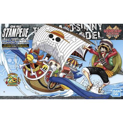 One Piece Plamo Kit: Grand Ship Collection - Thousand Sunny Flying Model