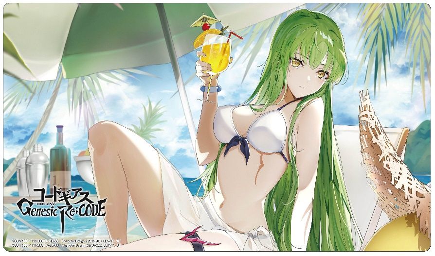 Rubber Desk Mat Collection: Code Geass: Genesic Re:CODE - Swimwear C.C.