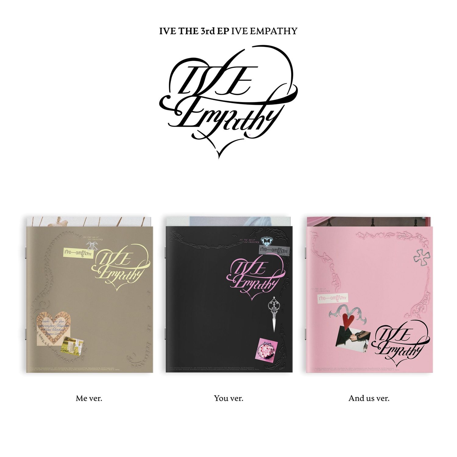 IVE: 3rd Album [IVE EMPATHY] - Random ver.