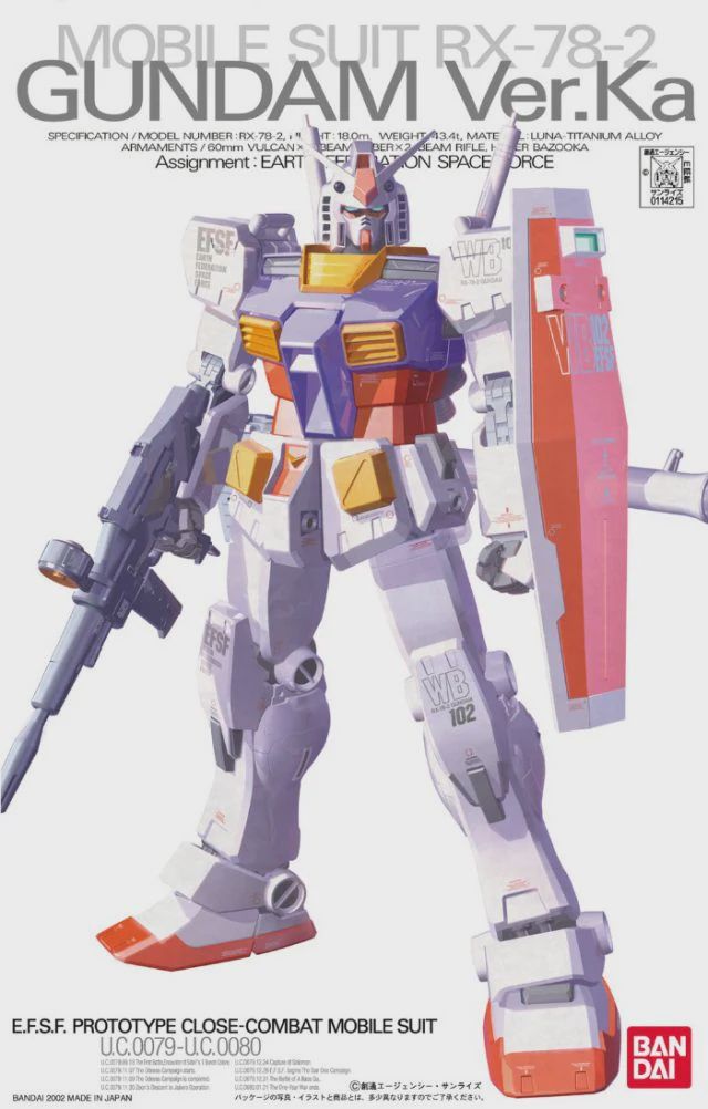 MG 1/100 RX-78-2 Gundam  Ver. Ka