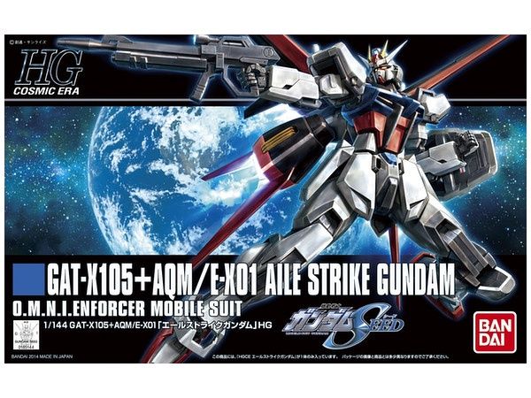 HGCE 1/144 GAT-X105+AQM/E-X01 Aile Strike Gundam