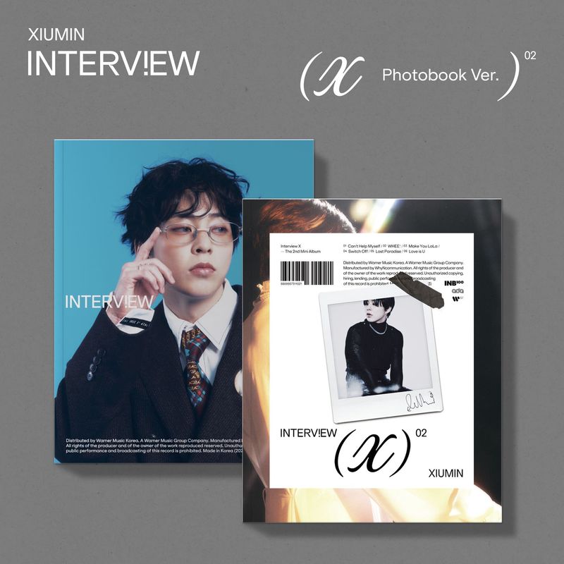 Xiumin (Exo): 2nd Mini Album [Interview X] - Random Photobook ver.