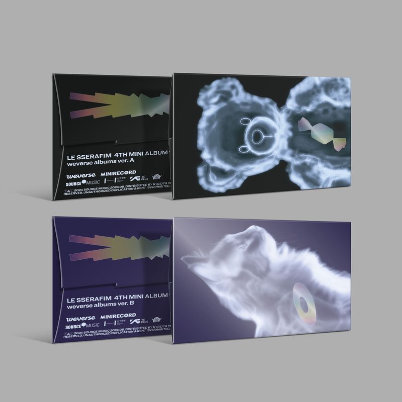 LE SSERAFIM: 4th Mini Album [Crazy] - Random Weverse ver.