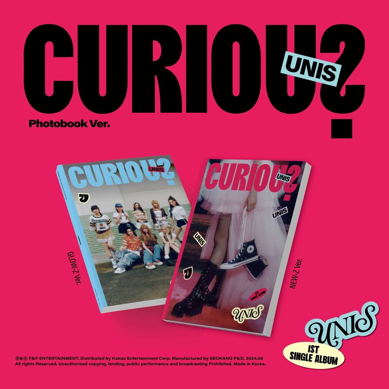 UNIS: 1st Single Album [CURIOUS] - Random Photobook ver.
