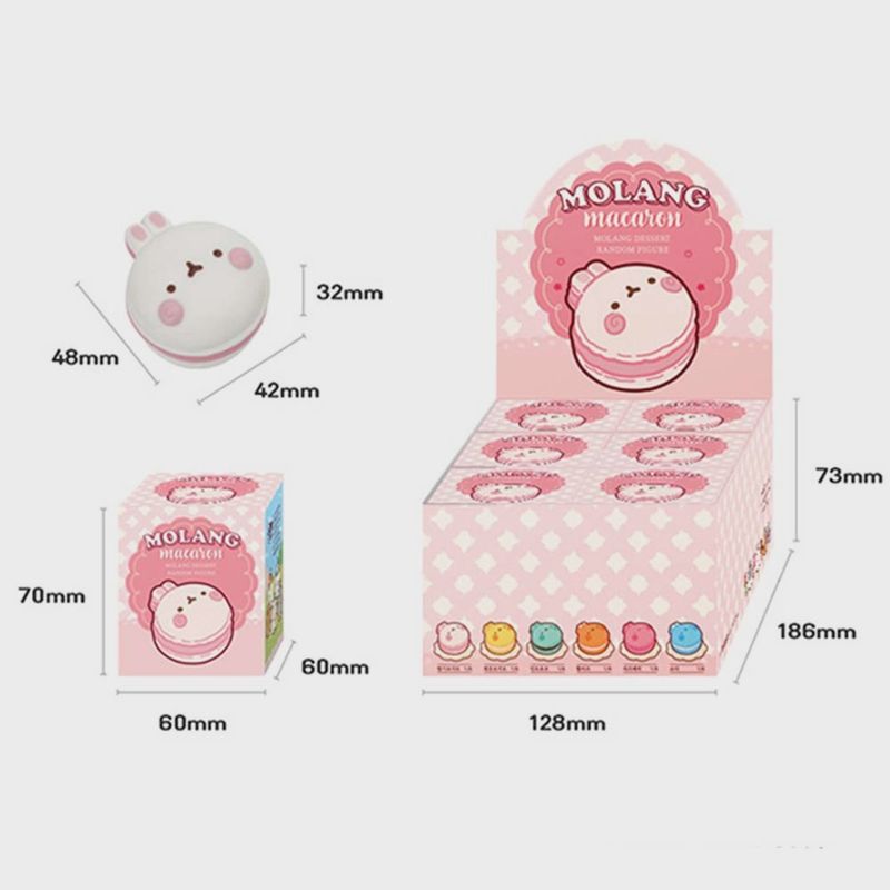 Molang: Macaron Dessert Random Figure