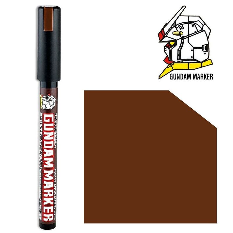 Gundam Marker: Extra Thin Panel Liner - Brown