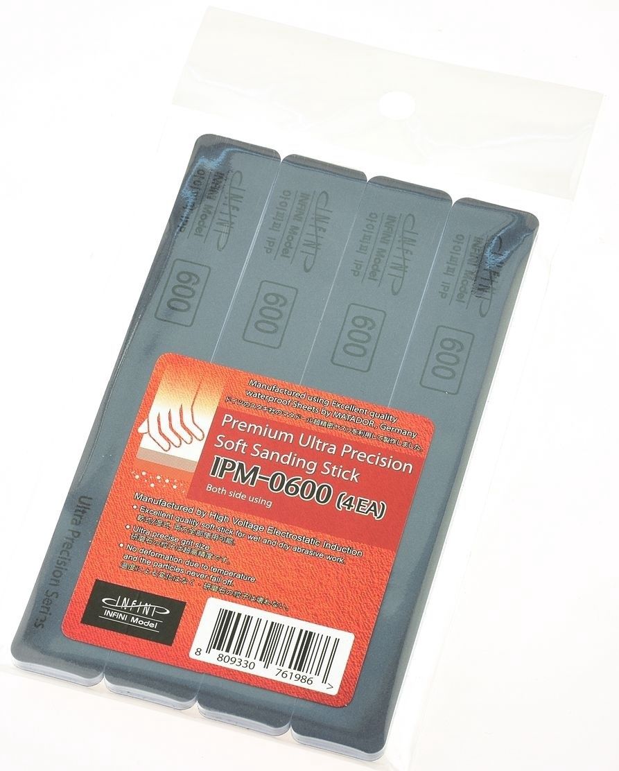 Premium Ultra Precision Soft Sanding Stick: #600 (4)