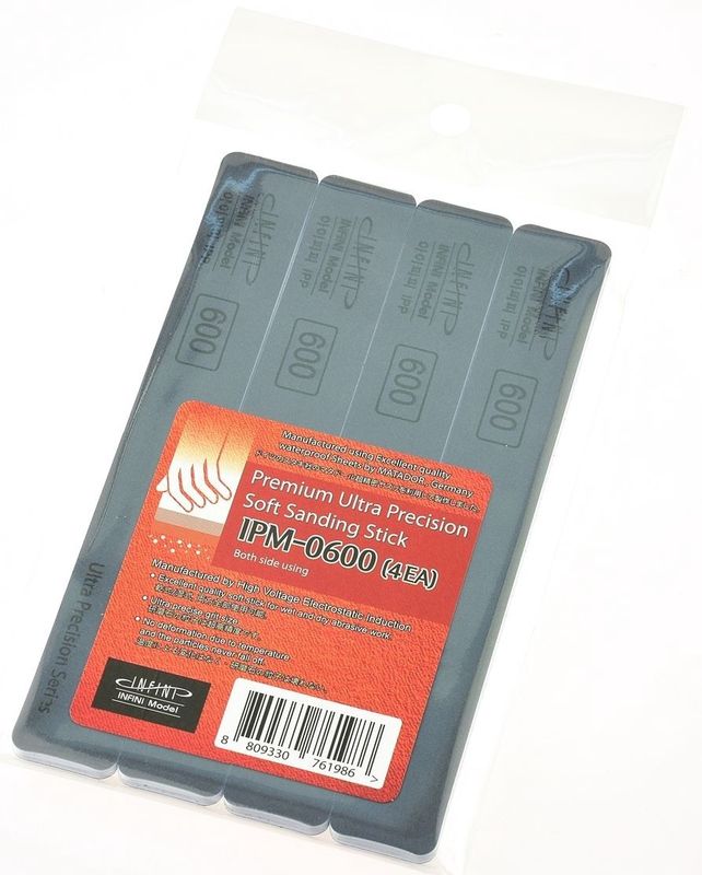 Premium Ultra Precision Soft Sanding Stick: #600 (4)