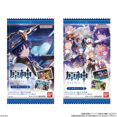 Wafer: Genshin Impact - Metallic Stickers Series 2