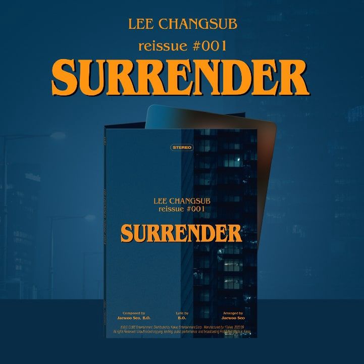 Lee Changsub (BTOB): Special Single [reissue #001: SURRENDER] - Platform ver.