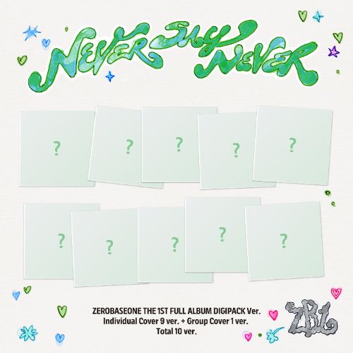 ZEROBASEONE: 1st Album [NEVER SAY NEVER] - Random Digipack ver.