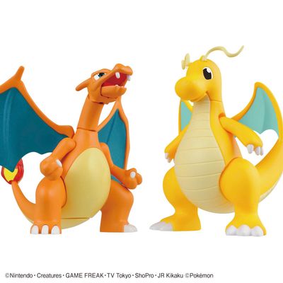 Pokémon Plamo Collection: Select Series - #43 Charizard &amp; Dragonite