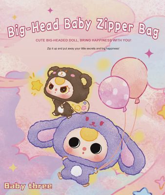 Baby Three: Big-head Baby Zipper Bag Series