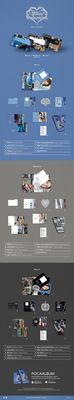 NMIXX: 1st Full Album [Blue Valentine] - Platform Album POCAALBUM ver.
