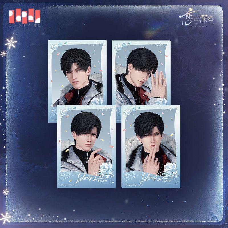 [PRE-ORDER] Love and Deepspace: Zayne 2025 Birthday Series Dawnbreak Promise - Polaroid Set