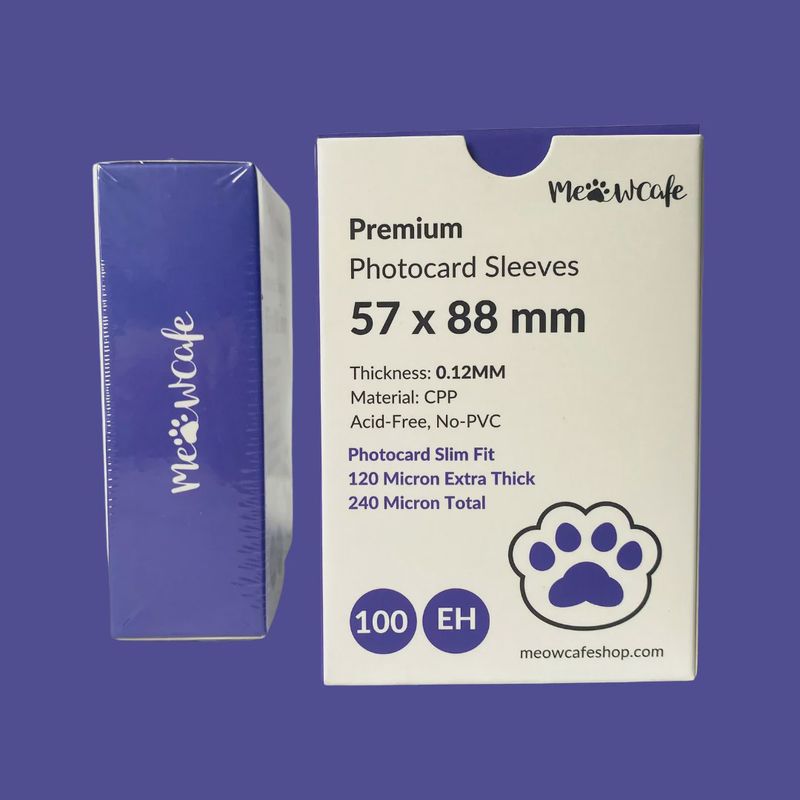 Premium Photocard Sleeves: 57 x 88 mm