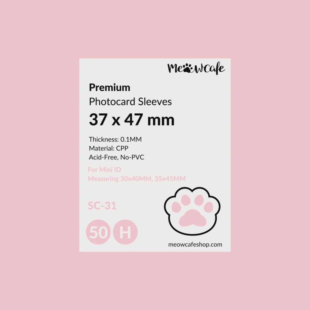 Premium Card Sleeve: Mini ID Card - 37 x 47 mm (50)