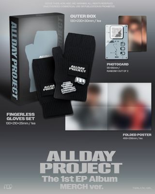 ALLDAY PROJECT: 1st EP [ALLDAY PROJECT] - Merch (Gloves) ver.