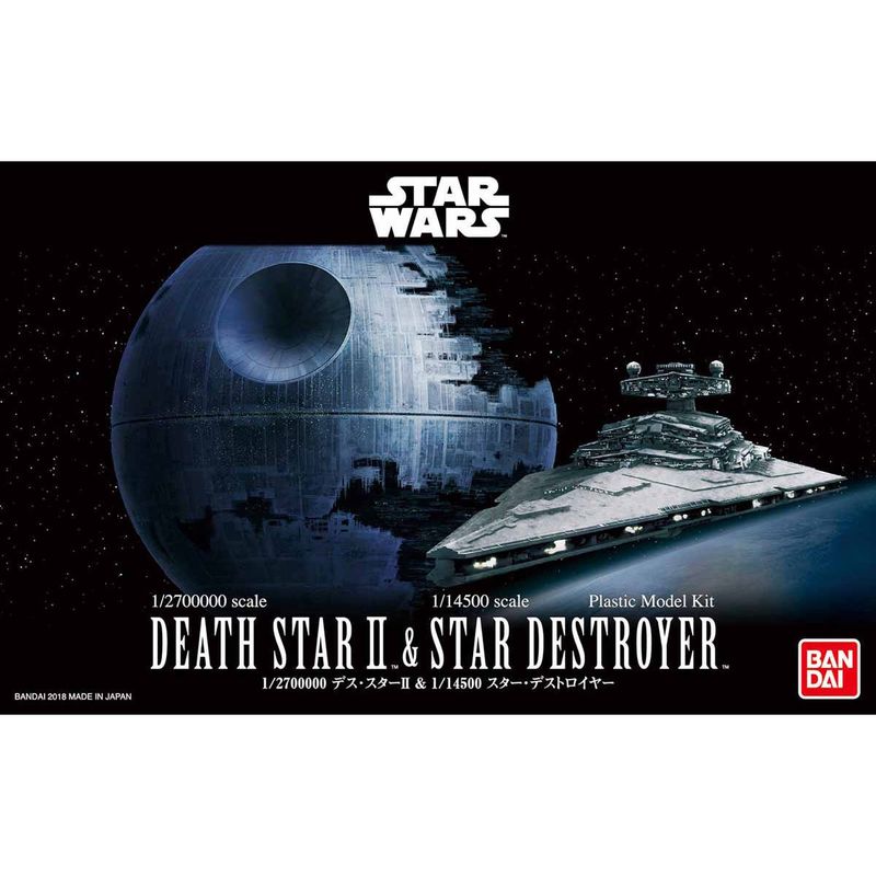Star Wars: 1/2700000 Death Star II &amp; 1/14500 Star Destroyer