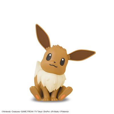 Pokémon Plamo Kit: Quick!! - #4 Eevee