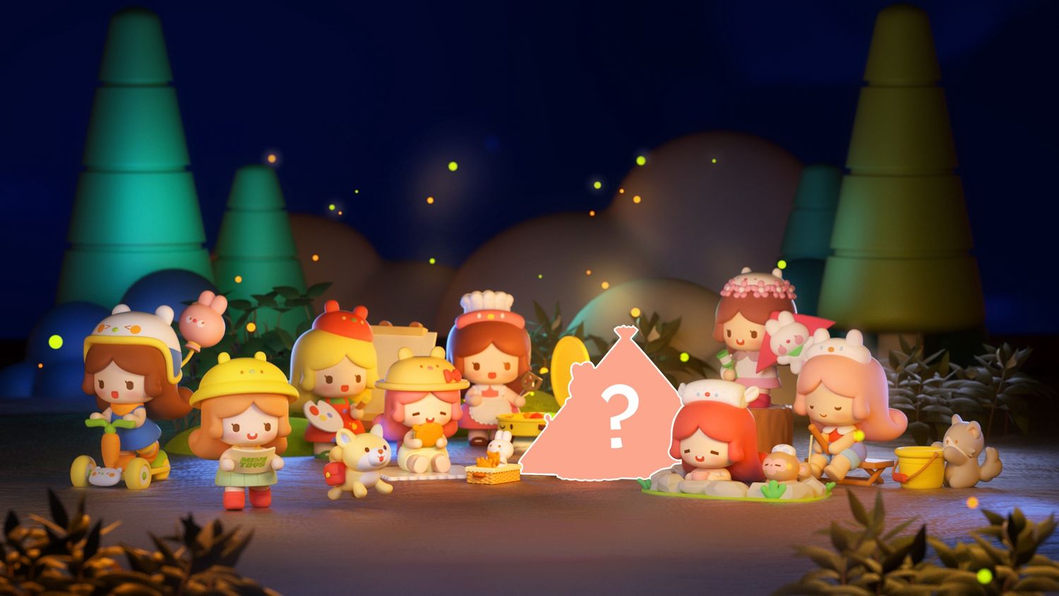 Bunny Outing: Mini World, Size: Display