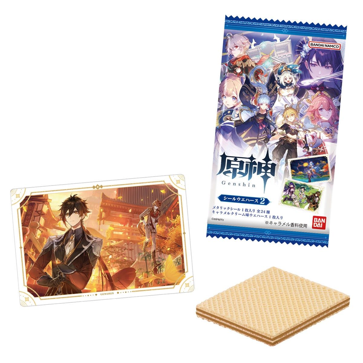 Wafer: Genshin Impact - Metallic Stickers Series 2, Size: Single