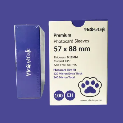 Premium Photocard Sleeves: 57 x 88 mm