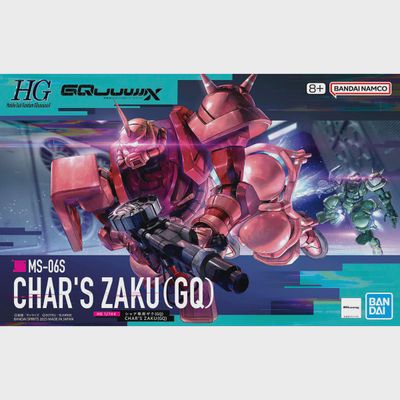 HG GQ  Char's Zaku