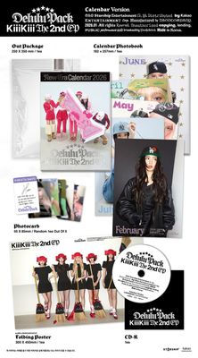 KiiiKiii: 2nd EP [Delulu Pack] - Calendar ver.