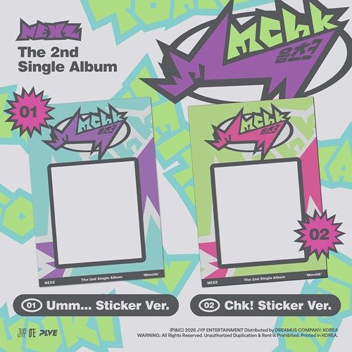 NEXZ: 2nd Single Album [Mmchk] - Sticker ver.