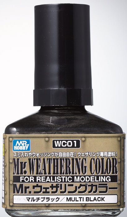 Mr. Weathering Color - Multi Black