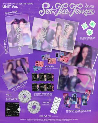 izna: 3rd Mini Album [Set The Tempo] - Unit ver.
