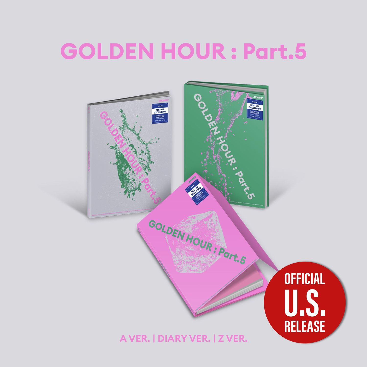 ATEEZ: 14th Mini Album [GOLDEN HOUR : Part.5] (hello82 [POP-UP Exclusive])