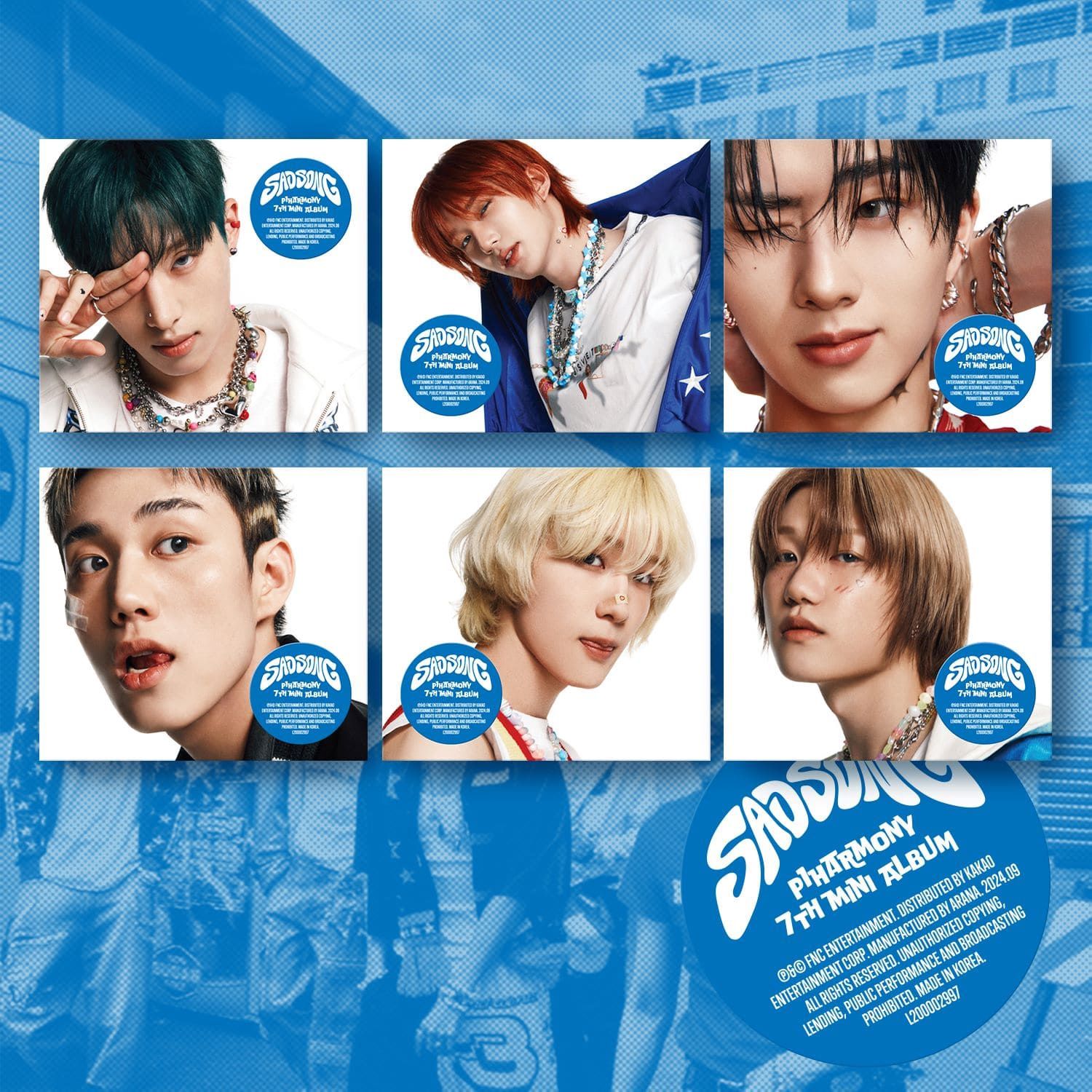 P1Harmony: 7th Mini Album [SAD SONG] - Digipack ver.