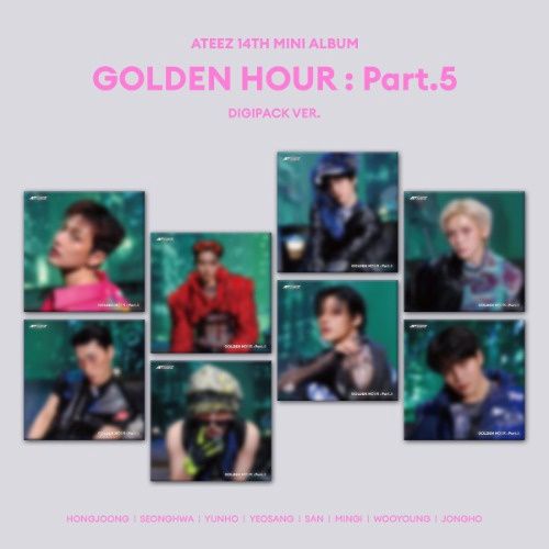 ATEEZ: 14th Mini Album [GOLDEN HOUR : Part.5] - Digipack ver.