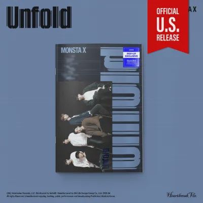 MONSTA X: 3rd English Album [Unfold] - Pop-up Exclusive, Version: Heartbreak