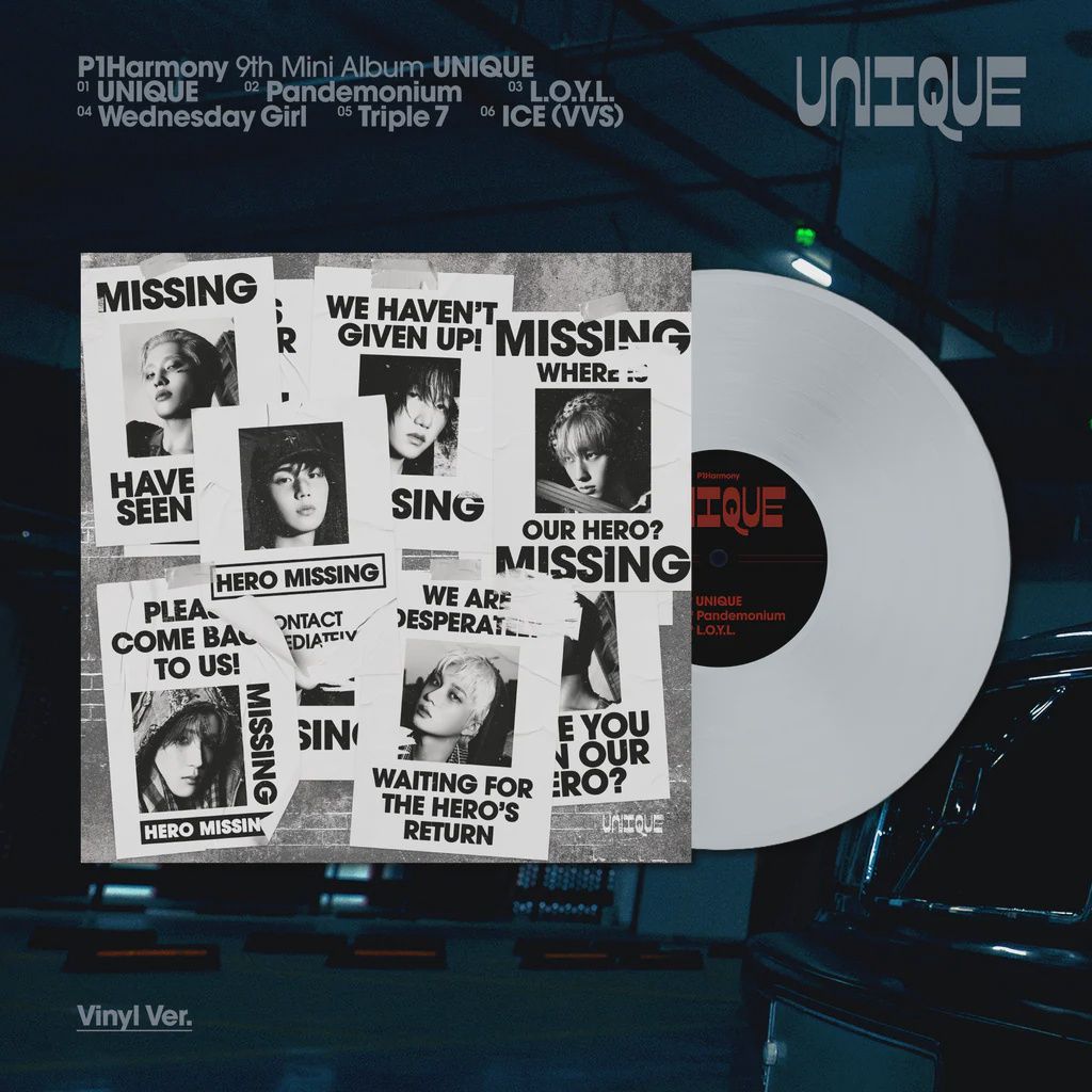 P1Harmony: 9th Mini Album [UNIQUE] -  City Gray Vinyl (Missing P1ece Exclusive)