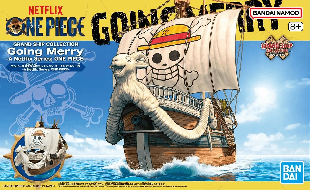 One Piece Plamo Kit: Grand Ship Collection - Going Merry (Netflix Ver.)
