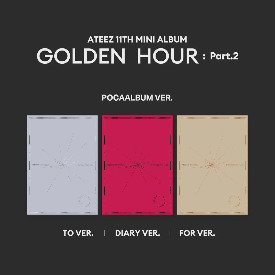 ATEEZ: 11th Mini Album [GOLDEN HOUR: Part 2] - Poca Album ver.