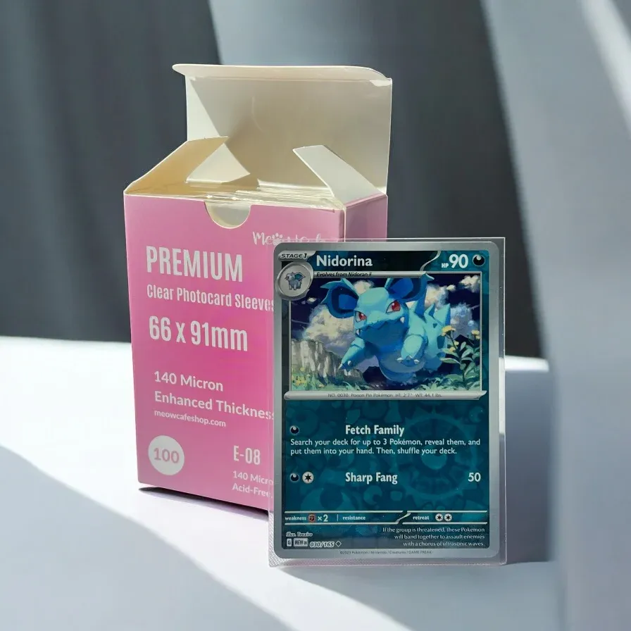 Premium Clear Photocard Sleeves: 66 x 91 mm (100)