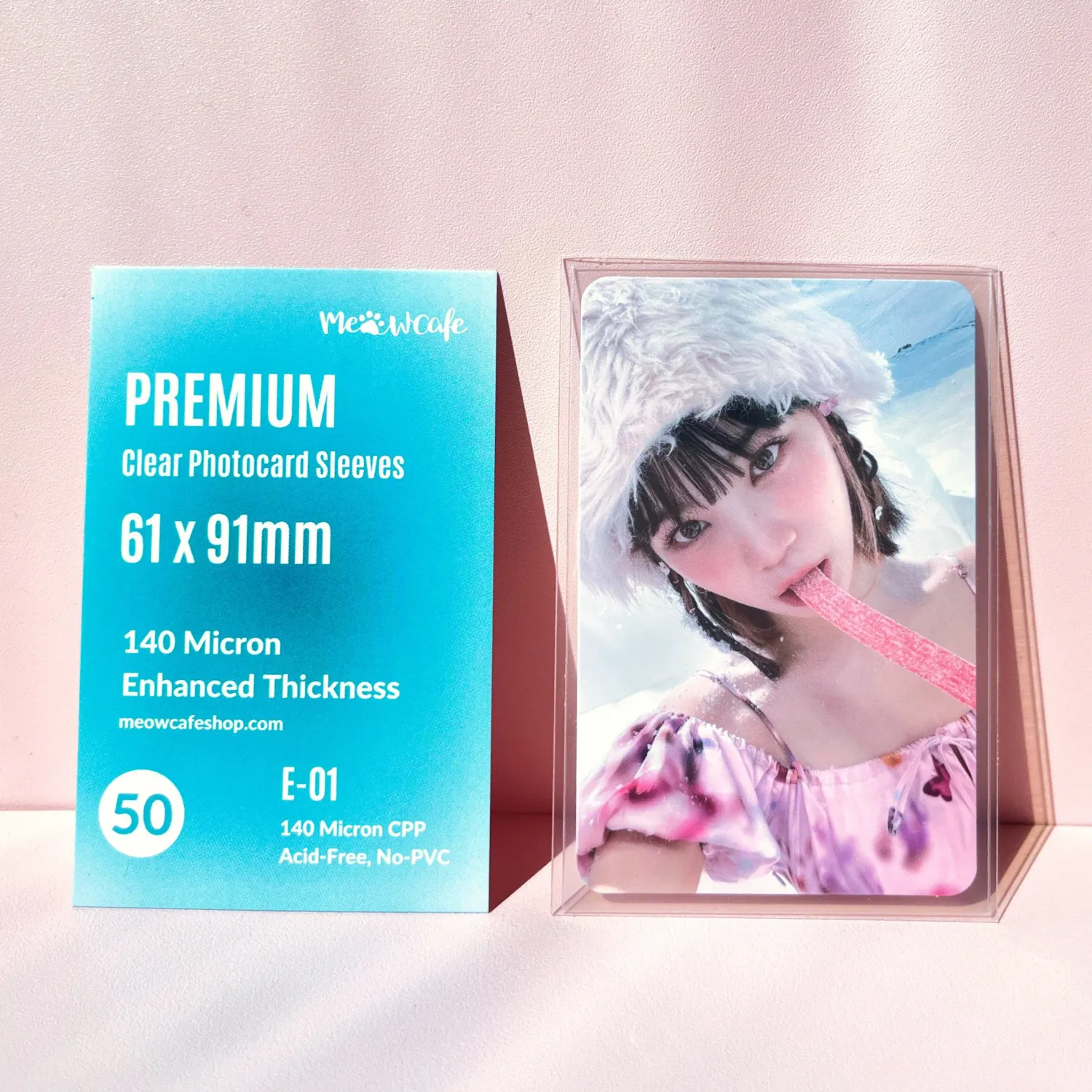 Premium Photocard Sleeves: 61x91 mm (100)