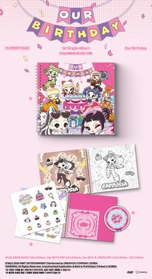 OURBIRTHDAY: 1st Single [Our Birthday] - Coloring Book ver.