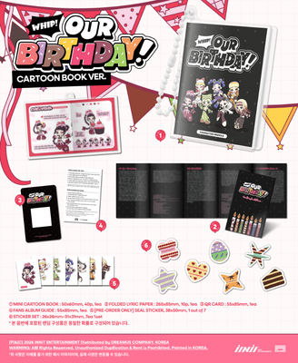 OURBIRTHDAY: 1st Single [Our Birthday] - Cartoon Book ver.