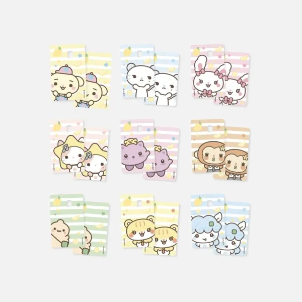 Hearts2Hearts: Pop-up [LEMON TANG] - Card Cover Sticker Set