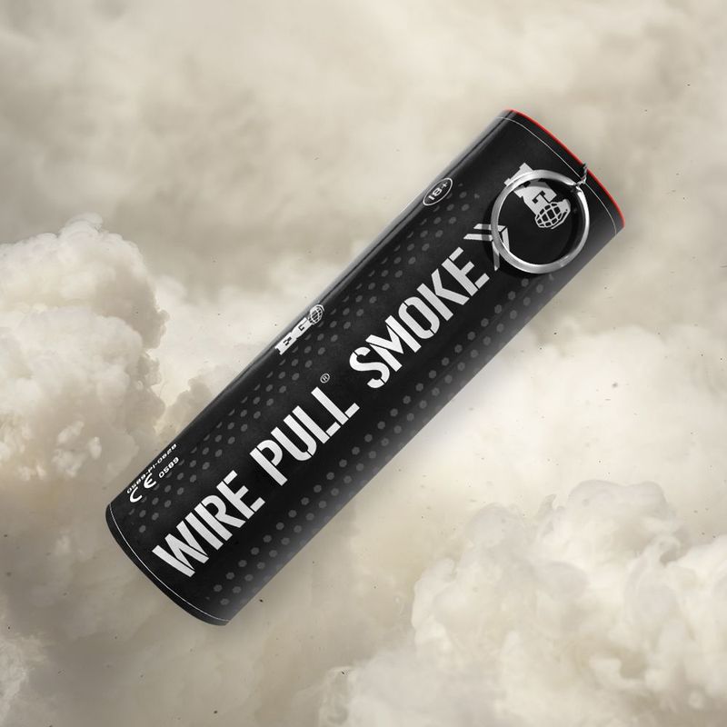 Wire Pull Smoke Grenade (White)