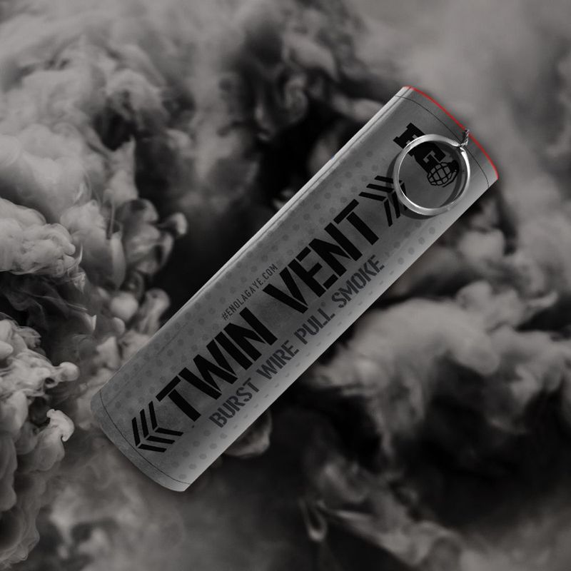 Twin Vent Smoke Grenade (Black)